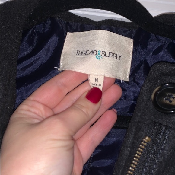 Thread & supply toggle peat coat - Picture 6 of 7